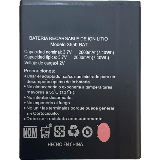 Batería Para Lanix X550 2000mah Premium