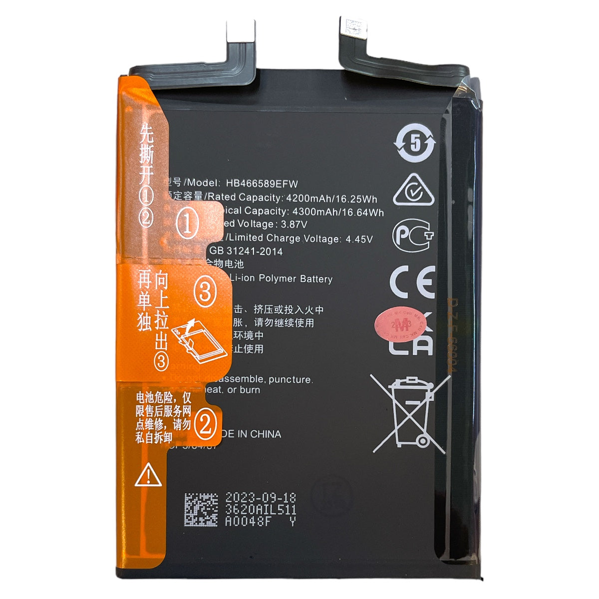 Batería Huawei Honor 50Lite HB466589EFW