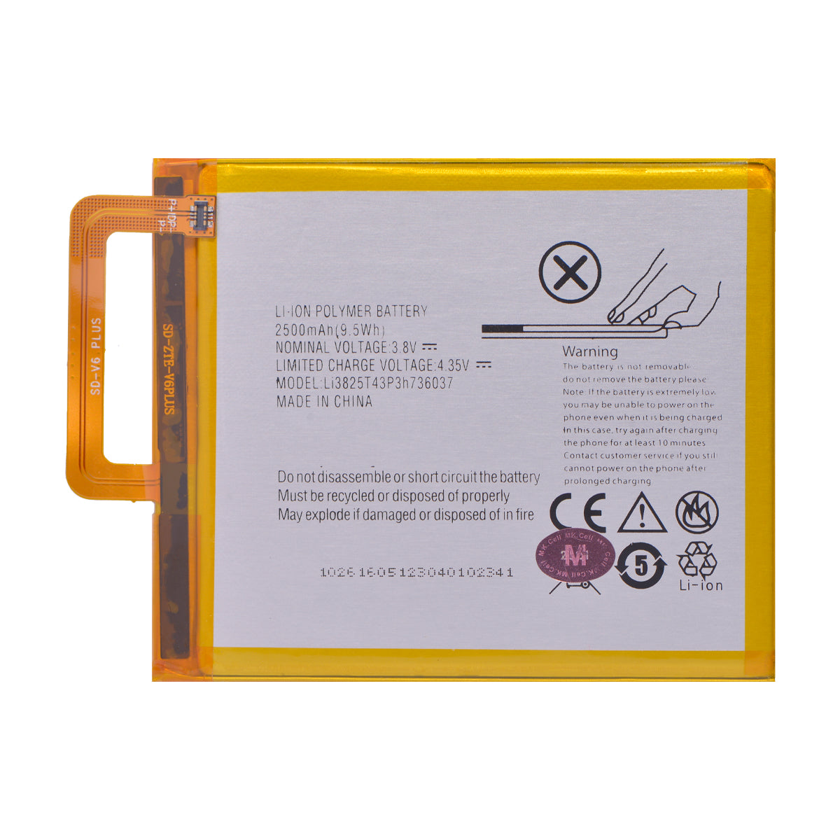 Batería ZTE V6 Plus V8q