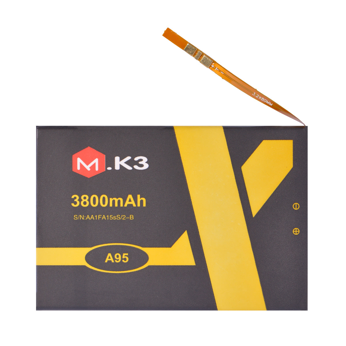 Batería MK Cell Adaptable Universal A95 3800 mAh