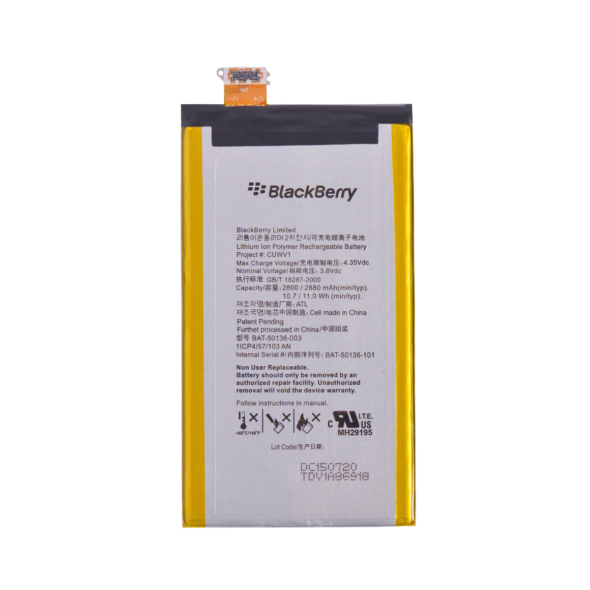 Batería BlackBerry Z30