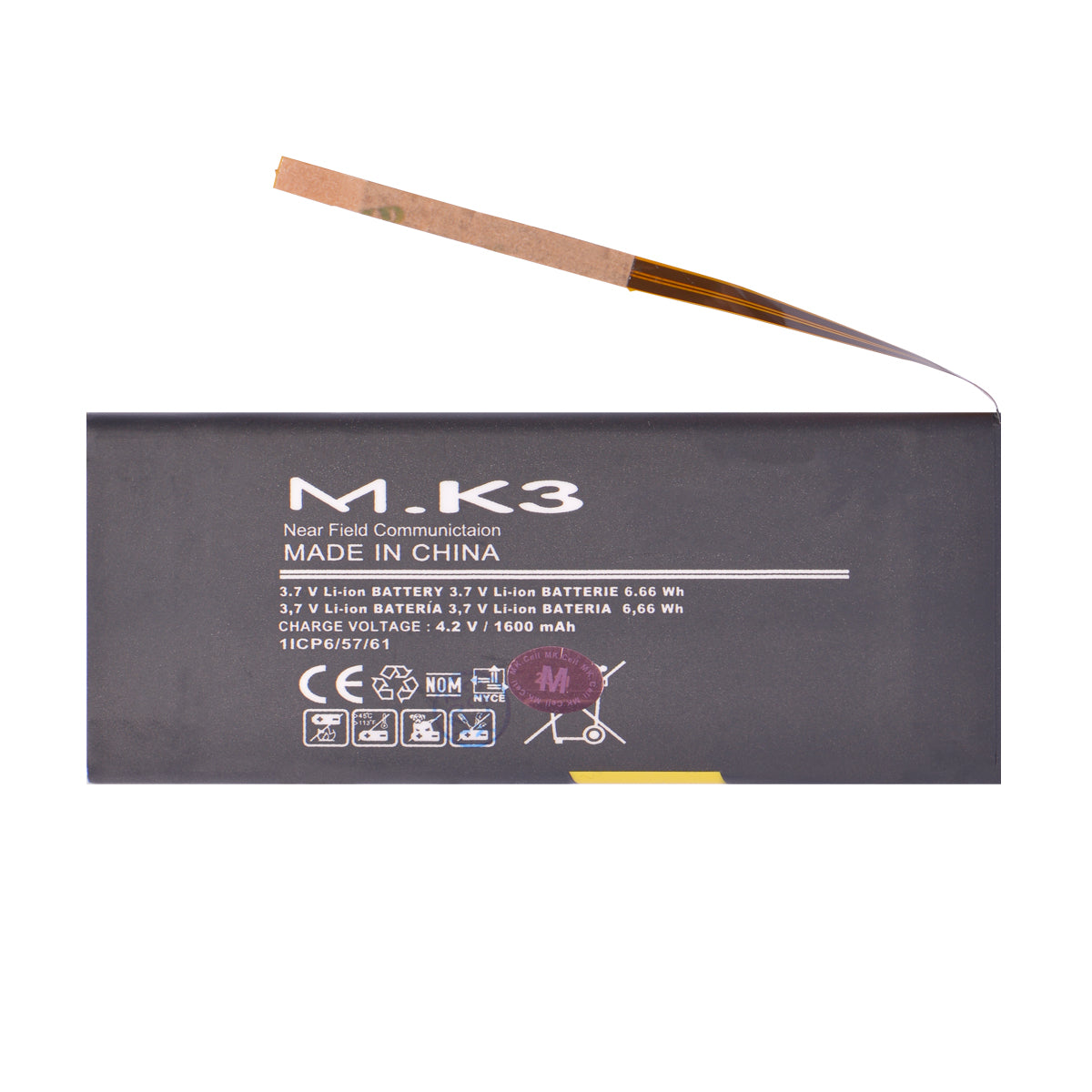Batería MK Cell Adaptable Universal A5033 1600 mAh