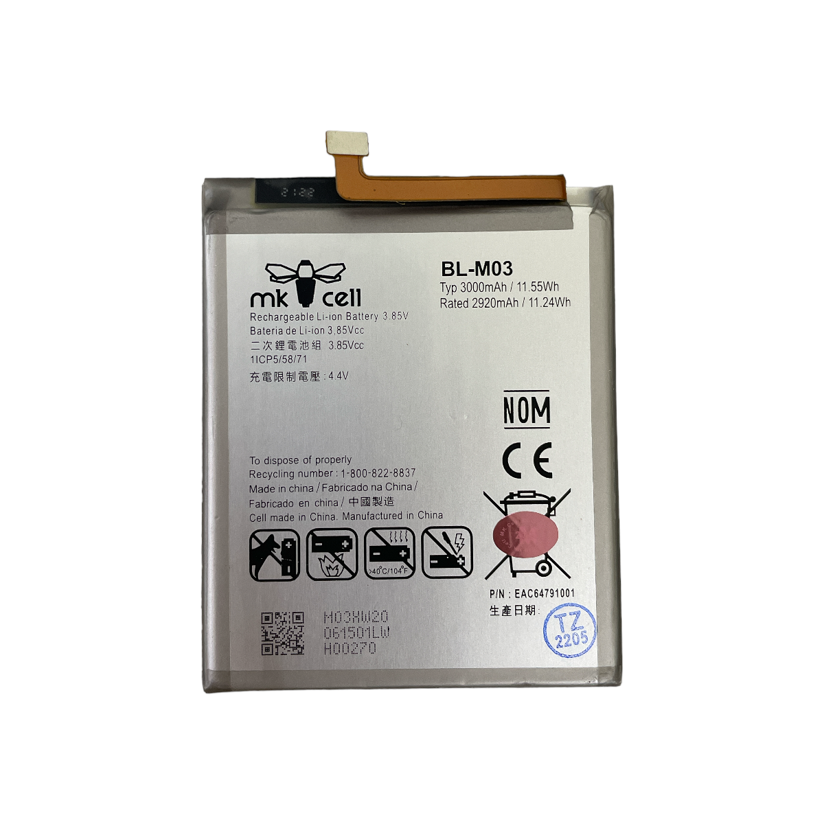 Batería LG K22 K22 Plus K200EMW BL-M03