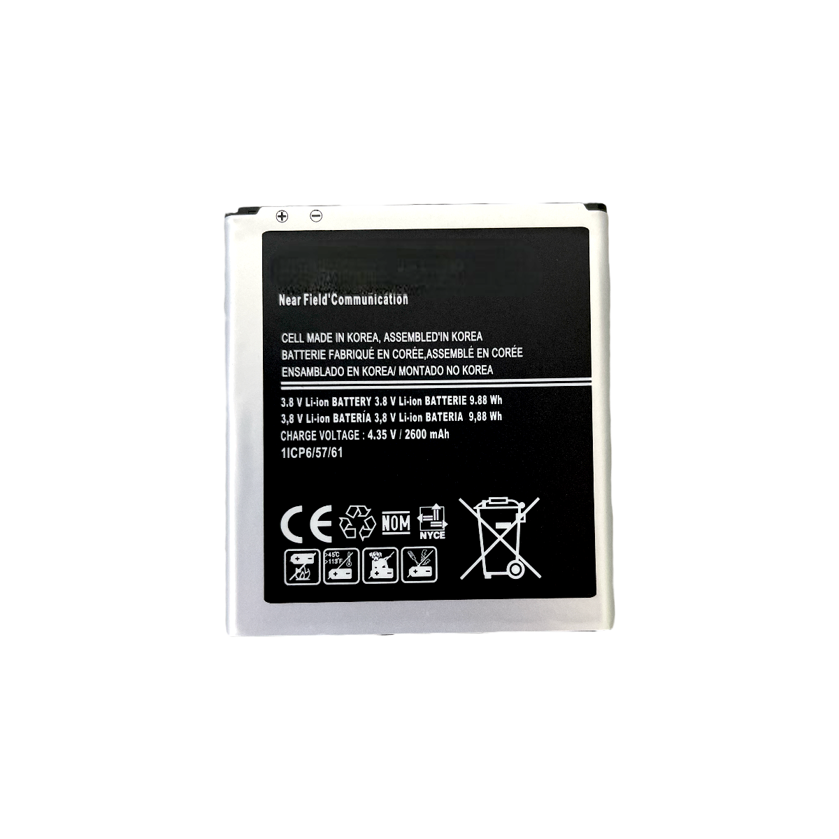Batería Samsung Grand Prime G530 G532 J3 2015 J5 2015 J2 Core 2600mAh 10pz