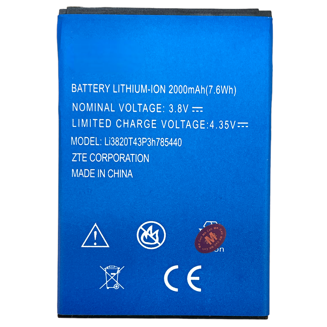 Batería ZTE L2 Plus / L3 Li3820T43P3h785440 2000mAh