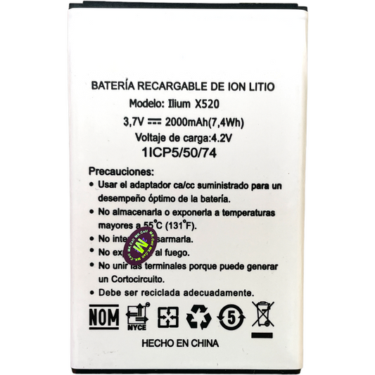 Batería Lanix Ilium X520 X530 2000mAh