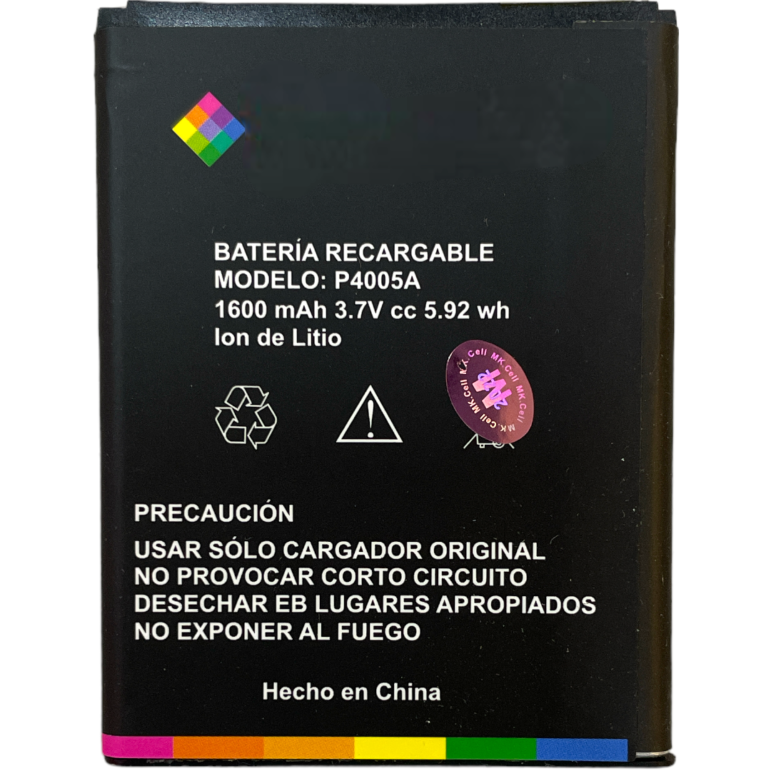 Batería Polaroid P4005 C4 Turbo 1600mAh
