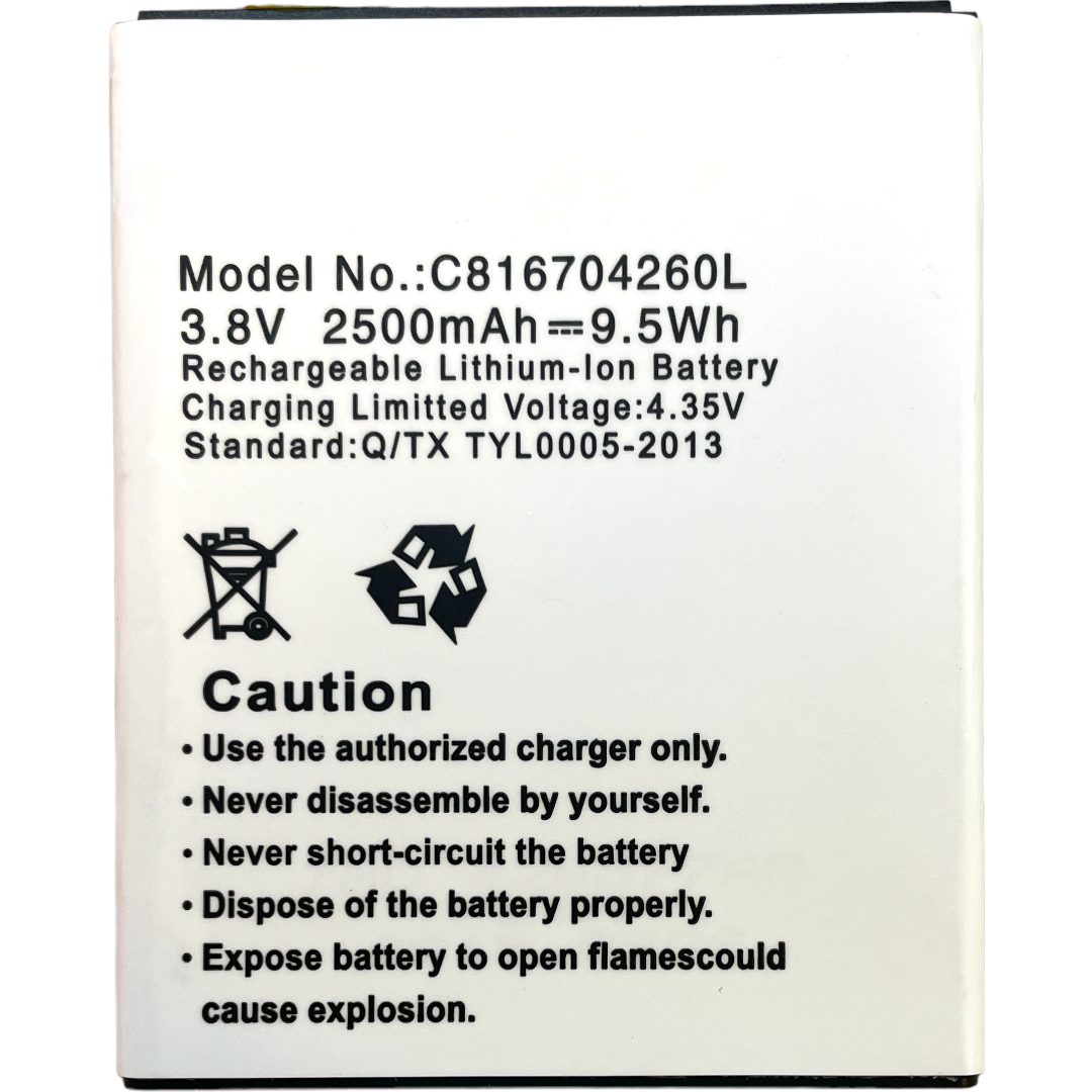 Batería BLU C816704260L Dash 5.5 D470 2500mah