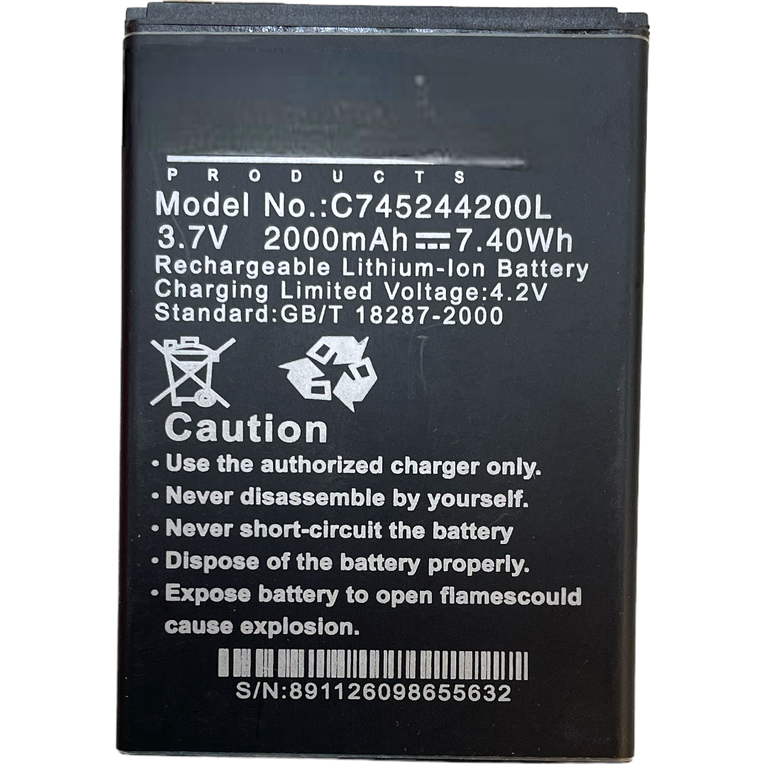 Batería Blu C745244200l Studio J2 2000mah