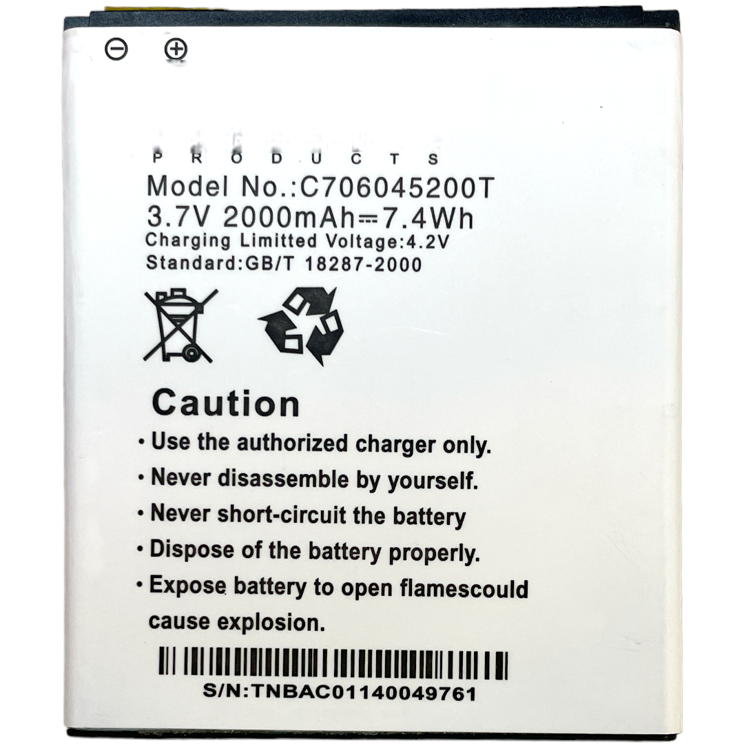 Batería Blu C706045200t Dash 5.0 2000mah