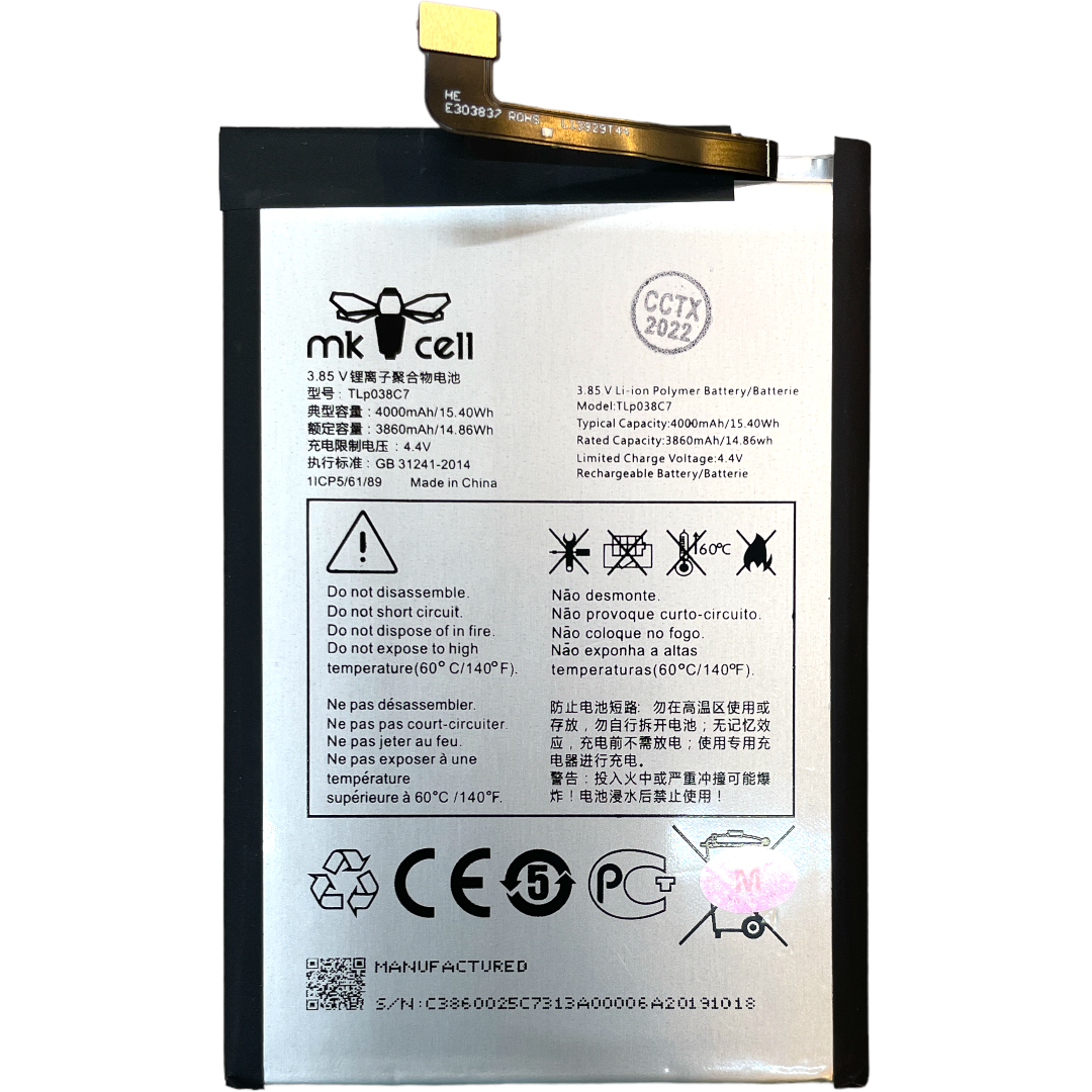 Batería Alcatel OT5060 TLP038C7 4000mah