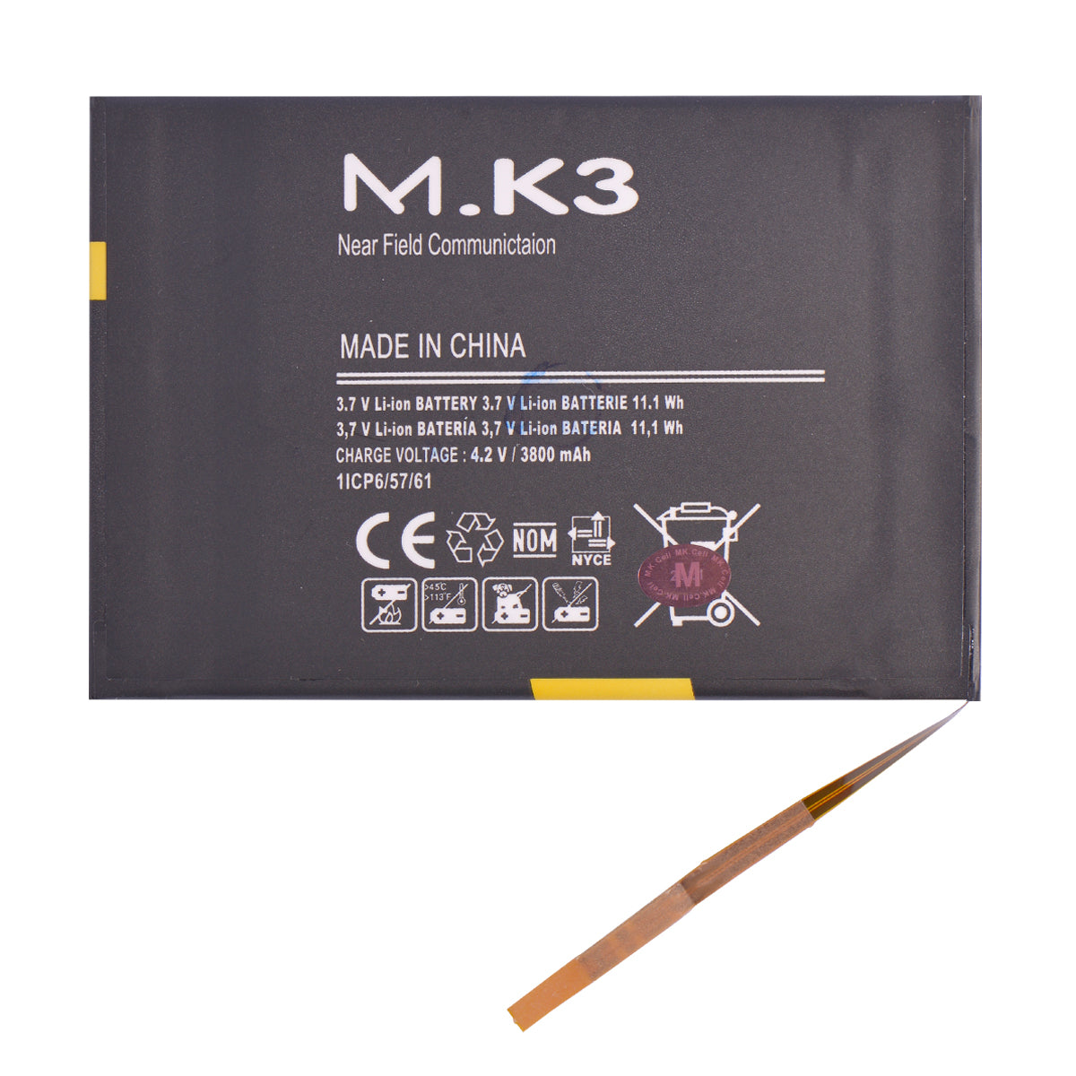 Batería MK Cell Adaptable Universal A95 3800 mAh