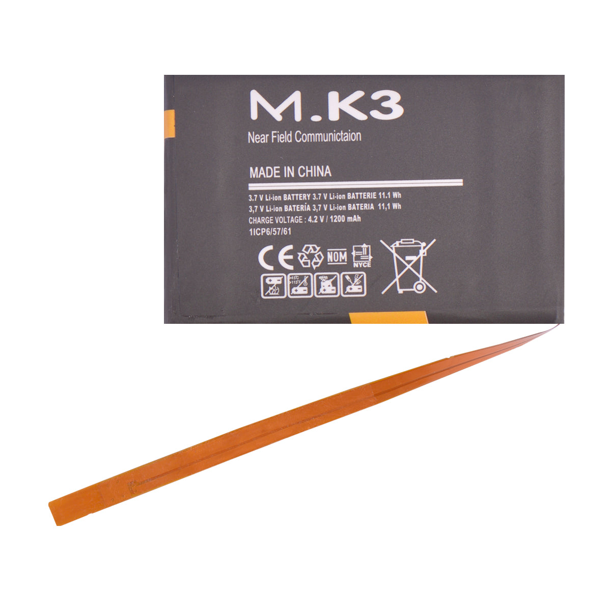 Batería MK Cell Adaptable Universal A20 1200 mAh