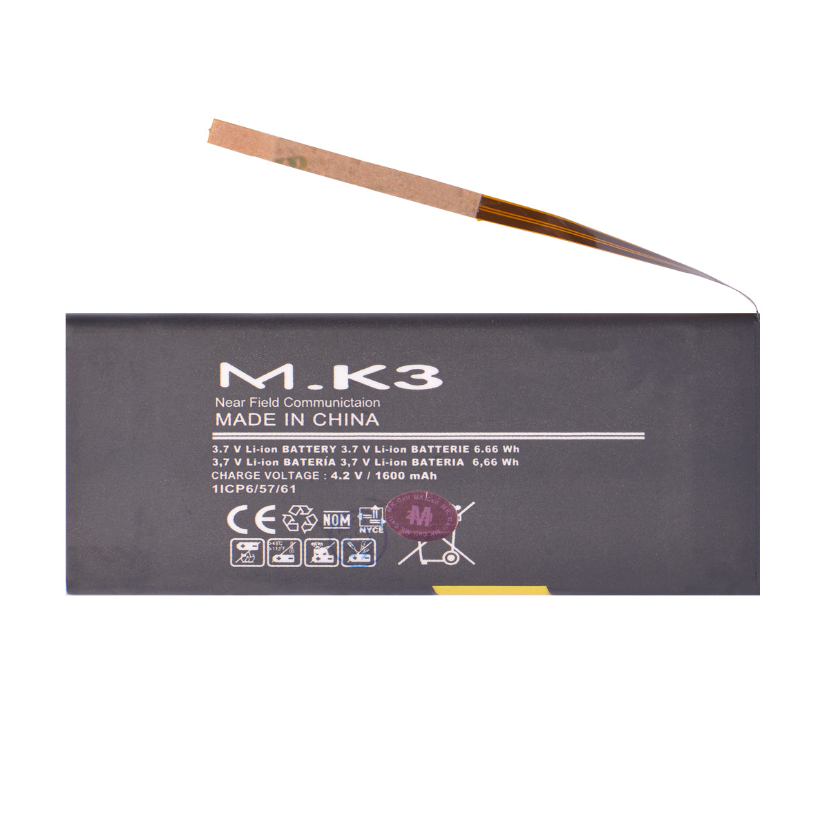Batería MK Cell Adaptable Universal A5033 1600 mAh