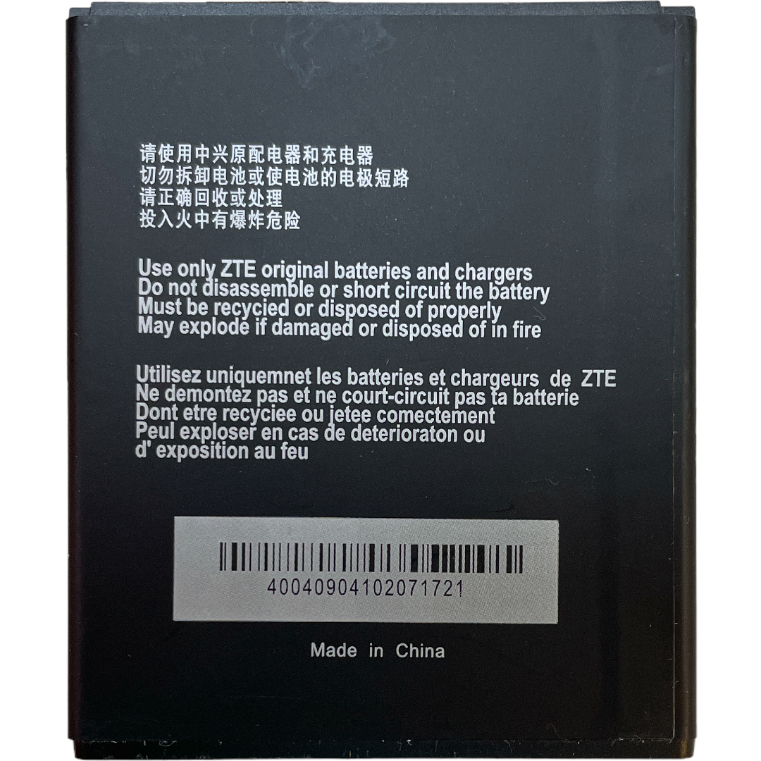 Batería ZTE A520 Li3824T44P4h716043 2400mah