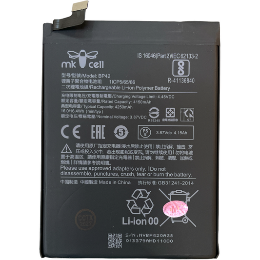 Batería Xiaomi BP42 Mi 11 Lite 4250mah